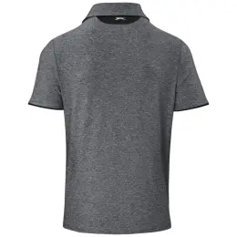 Mens Cypress Golf Shirt Charcoal Back